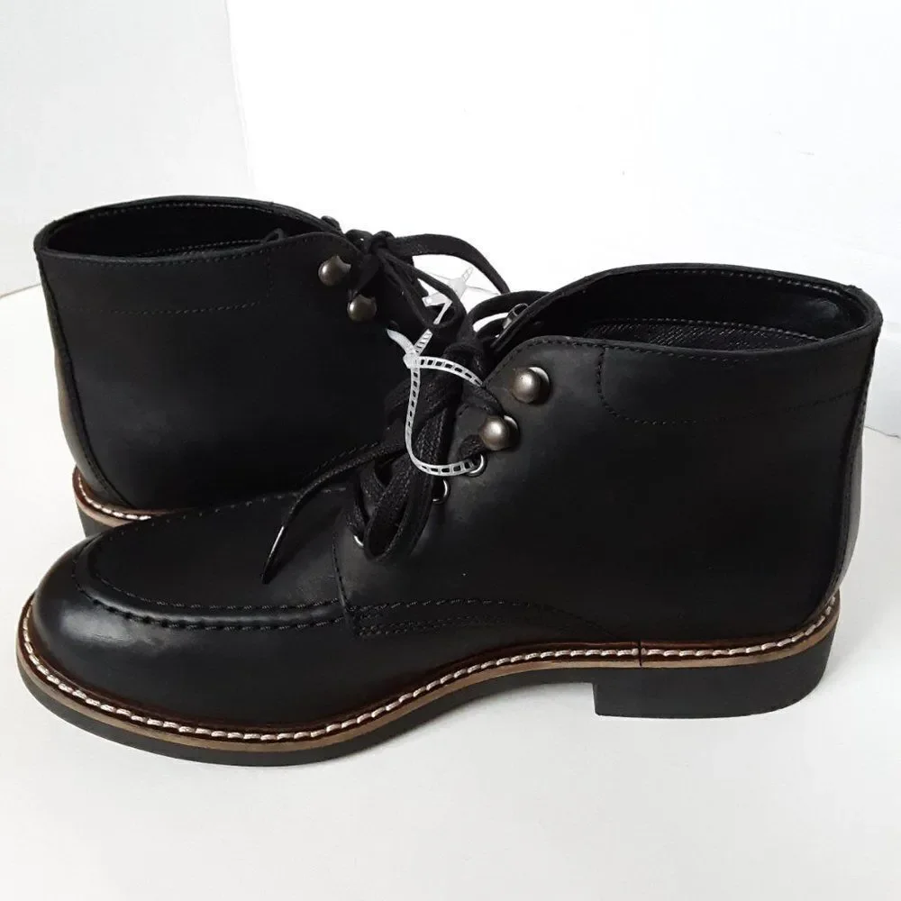 Bostonian Men's Ankle Boot size US 8M Black Leather